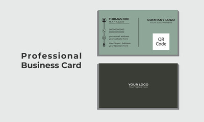 Simple and clean creative business card template.