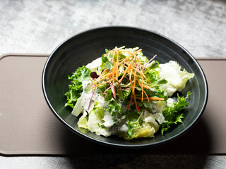 vegetable salad in a bowl