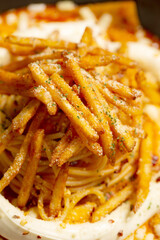 French fries on a plate