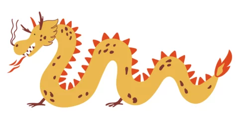 Rolgordijnen Draak Happy chinese new year 2024 the dragon zodiac sign