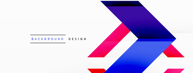 Fototapeta premium Visually striking background design featuring dynamic geometric lines and arrows. This captivating composition combines movement and precision, creating an engaging and visually appealing graphic