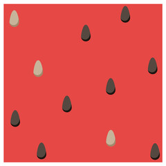 スイカの背景イラスト