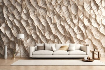 Modern Minimalist 3D Solid Abstract Geometric Shape Wall Background. 3D Wallpaper for wall interior Home Living Room Mural Wall art Decor. Romantic 3d Wallpaper for Bedroom