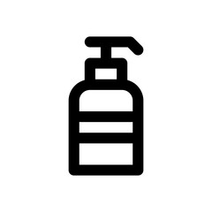 hydroalcoholic gel line icon