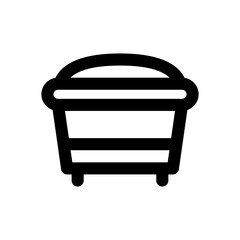 bin line icon