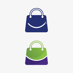 basket and cart icon and logo vector design shopping illustration