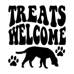 Treats Welcome svg
