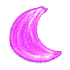 purple moon doodle glitter halloween 