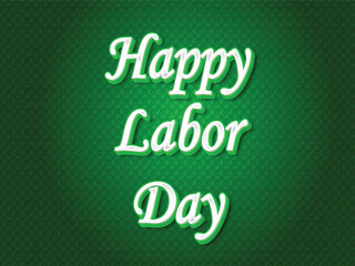 labor day text effect design template
