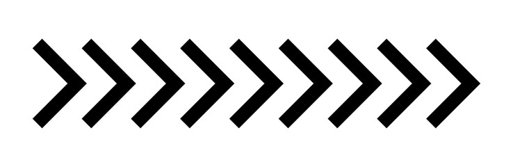 Vector set of black arrows icon with blend effect 