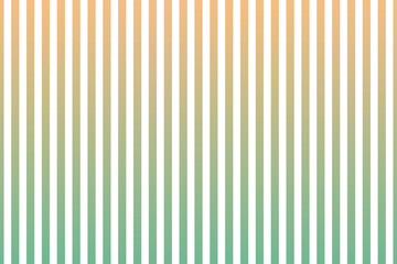 Retro green, orange, and white vertical line seamless pattern. Modern striped band lines geometric background. Vector illustration.