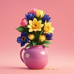 vase with flowers