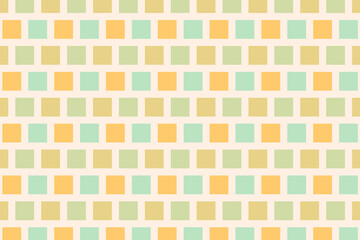 Square mosaic pixel blocks seamless pattern. Squarish tiles pixels block geometric background. Vector illustration.
