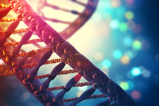 dna helix genetic modification background concept