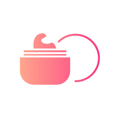 Fototapeta premium Facial Cream gradient icon