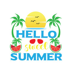 Summer T-Shirt Design, Design, Graphics, SVG, Summer,