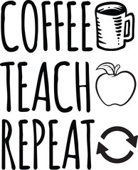 Teacher T-shirt design Lettering