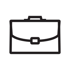 Fototapeta premium briefcase, suitcase icon vector design template, Flat icon isolated on the white background