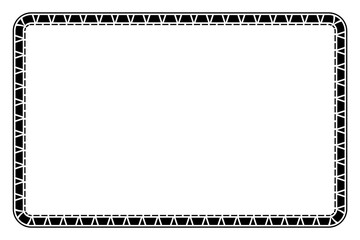 simple vector basic shape Frame, for Certificate, Placard or element design border