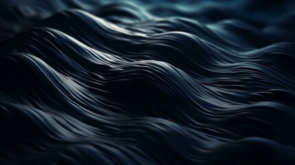 Obraz premium Abstract background of blue dark energy waves. AI generated