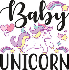 
Unicorn T-shirt graphic Unicorn lover