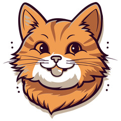 Smile Cat Color Cat Cartoon