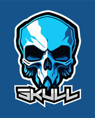 Skull gaming logo with best quality