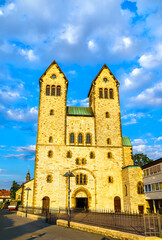 Fototapeta na wymiar Abdinghof Monastery in Paderborn - North Rhine-Westphalia, Germany
