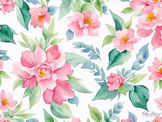Seamless floral pattern in spring for Wedding, anniversary, birthday and party. Design for banner, poster, card, invitation and scrapbook