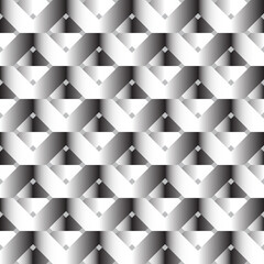 Abstract geometric seamless pattern backgrounds. black and white color gradient.