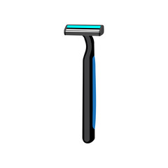 Shaving Razor For Epilation Hair Removal. Skin Care Personal Hygiene Equipment Concept.
