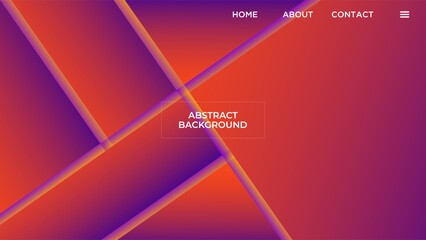 ABSTRACT BACKGROUND ELEGANT GRADIENT ORANGE PURPLE SMOOTH COLOR DESIGN VECTOR TEMPLATE GOOD FOR MODERN WEBSITE, WALLPAPER, COVER DESIGN 