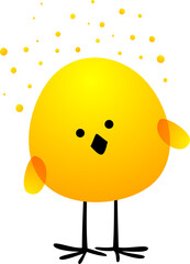 Yellow Cute Chicken