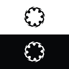 Obraz premium Circle vector logo template illustration . Circle icon design