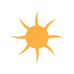 sun icon vector