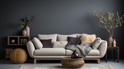 Minimalist Look Single Color Palette, Shades of Gray or Beige