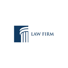law firm, justice, scale logo design vector