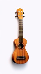Naklejka premium Ukulele 3d realistic illustration - Generative AI.