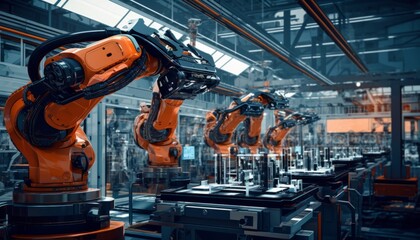 Robotic Arms in Action: Efficient Factory Automation with Precision and Speed, Generative AI
