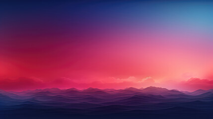 Obraz premium Mountain river wave with morning colorful fog.. Vector illustration art. created with generative AI technology.