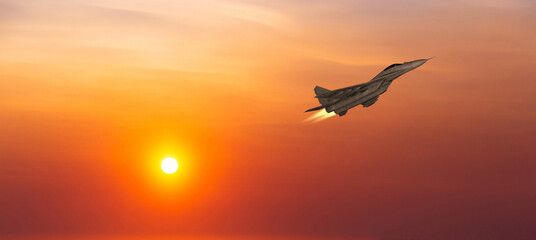 Fototapeta na wymiar MiG-29 fighter aircraft