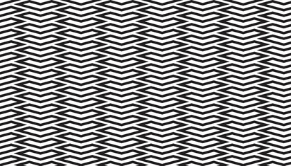 Abstract vector seamless pattern and swatches oriental line texture on white background wallpaper geometric diagonal fabric waves set of design elements