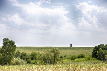 Ruine aus der Zeit der Türken in Ungarn, neben Siofok