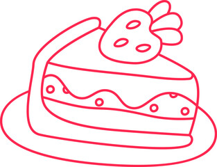 Linear Cake Slice