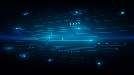 technology background with hi-tech digital data