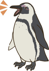 喜ぶケープペンギン