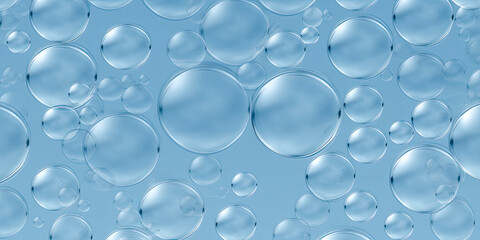 Bubbles close up - Generative AI