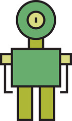 Robot Character Icon