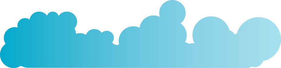 blue cloudscape illustration