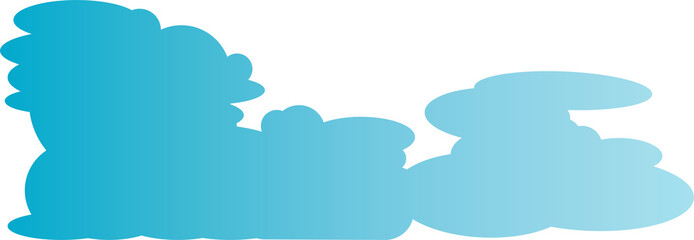 blue cloudscape illustration